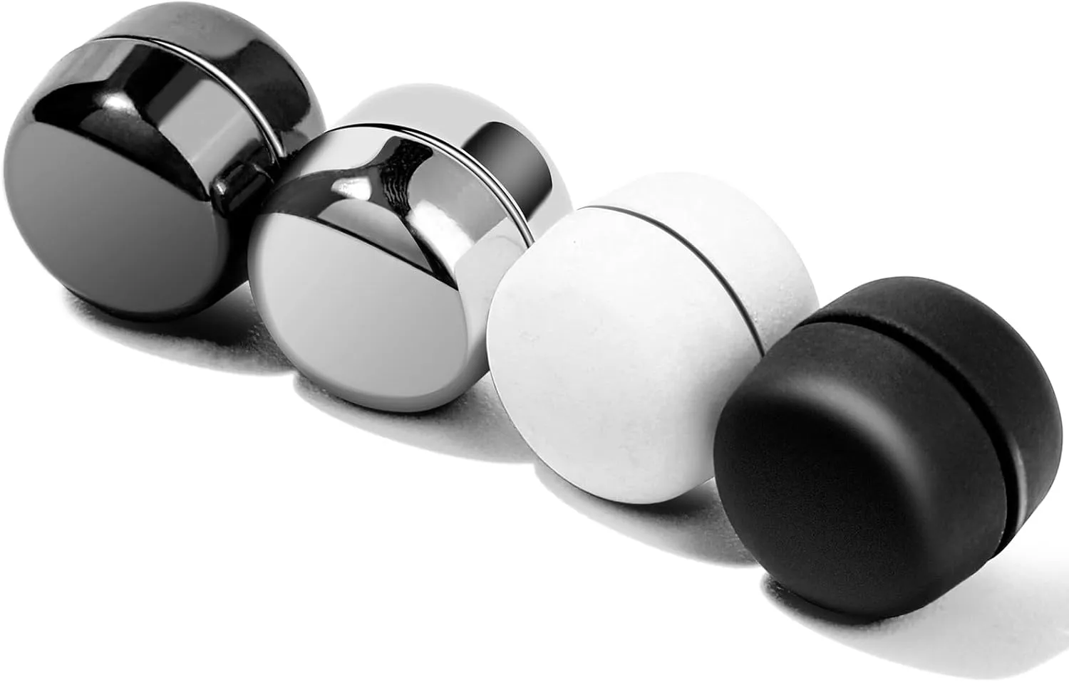 Strong Magnetic Hijab Pins, 4 Pack Powerful Hijab Magnets Multi-Purpose Pinless Hijab Magnetic Pins, Colorful Magnet Pin Scarf Magnetic Pin No-Snag Button Brooch Clasp for Clothing Dress Scarves