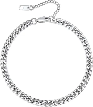 Supcare Stainless Steel Anklets Custom Ankle Chain (with Gift Package)