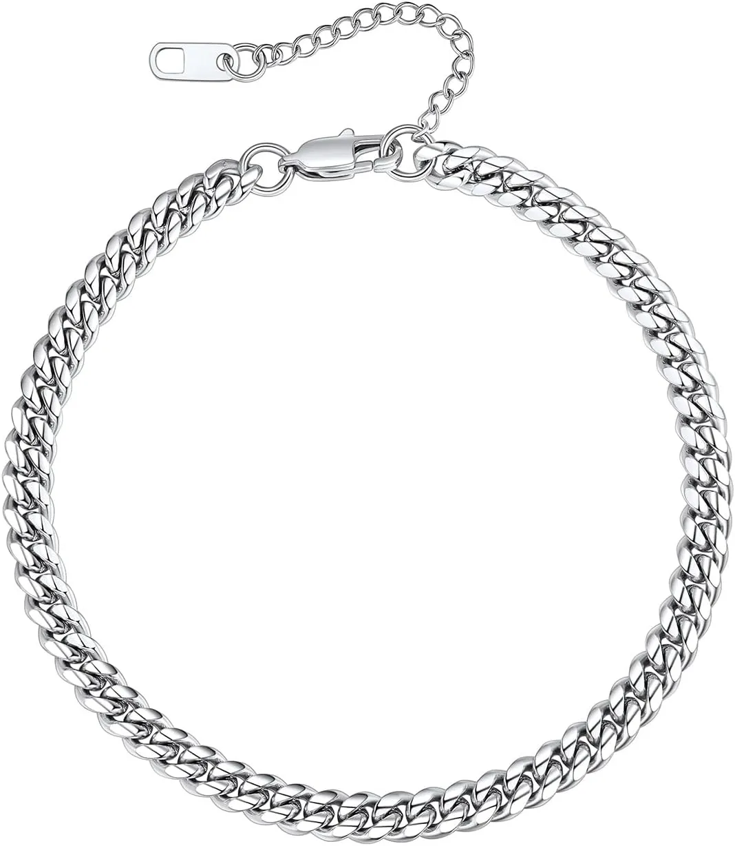 Supcare Stainless Steel Anklets Custom Ankle Chain (with Gift Package)