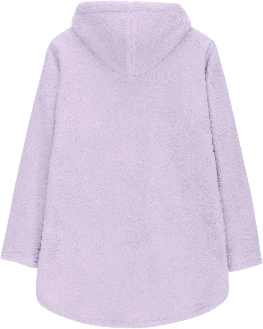 TANGNADE Dressy Winter Jackets for Women 2024 Trendy Plus Size Button Plush Hooded Loose Cardigan Wool Coat Winter Jacket