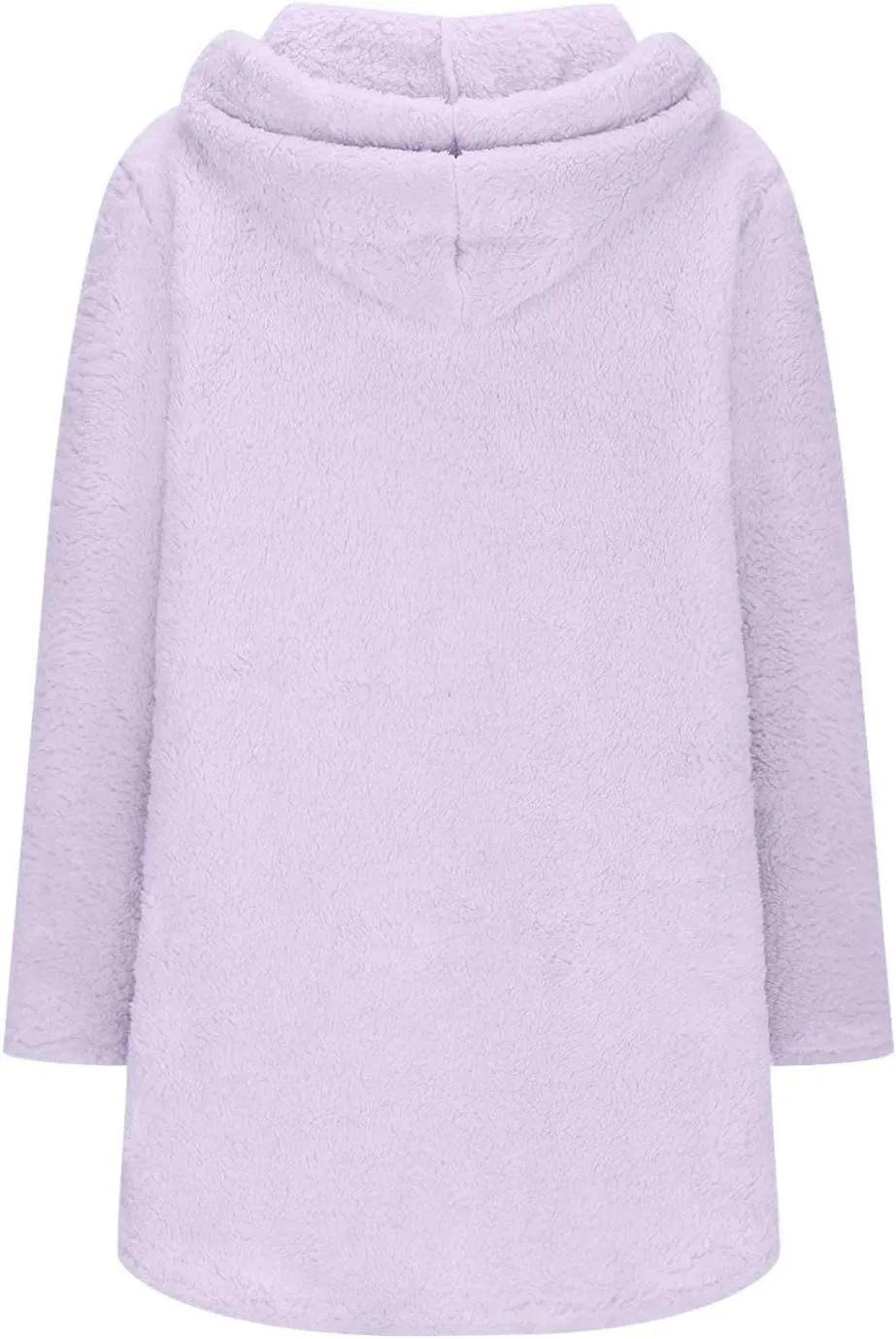 TANGNADE Dressy Winter Jackets for Women 2024 Trendy Plus Size Button Plush Hooded Loose Cardigan Wool Coat Winter Jacket