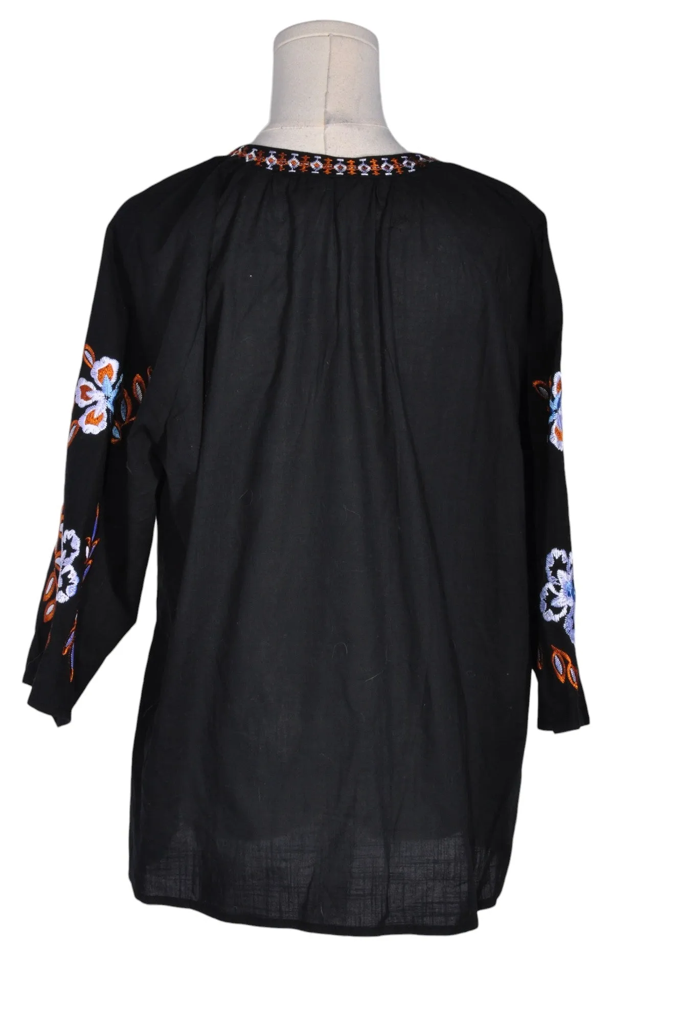 UNBRANDED Women Tunics Regular fit in Black - XL
