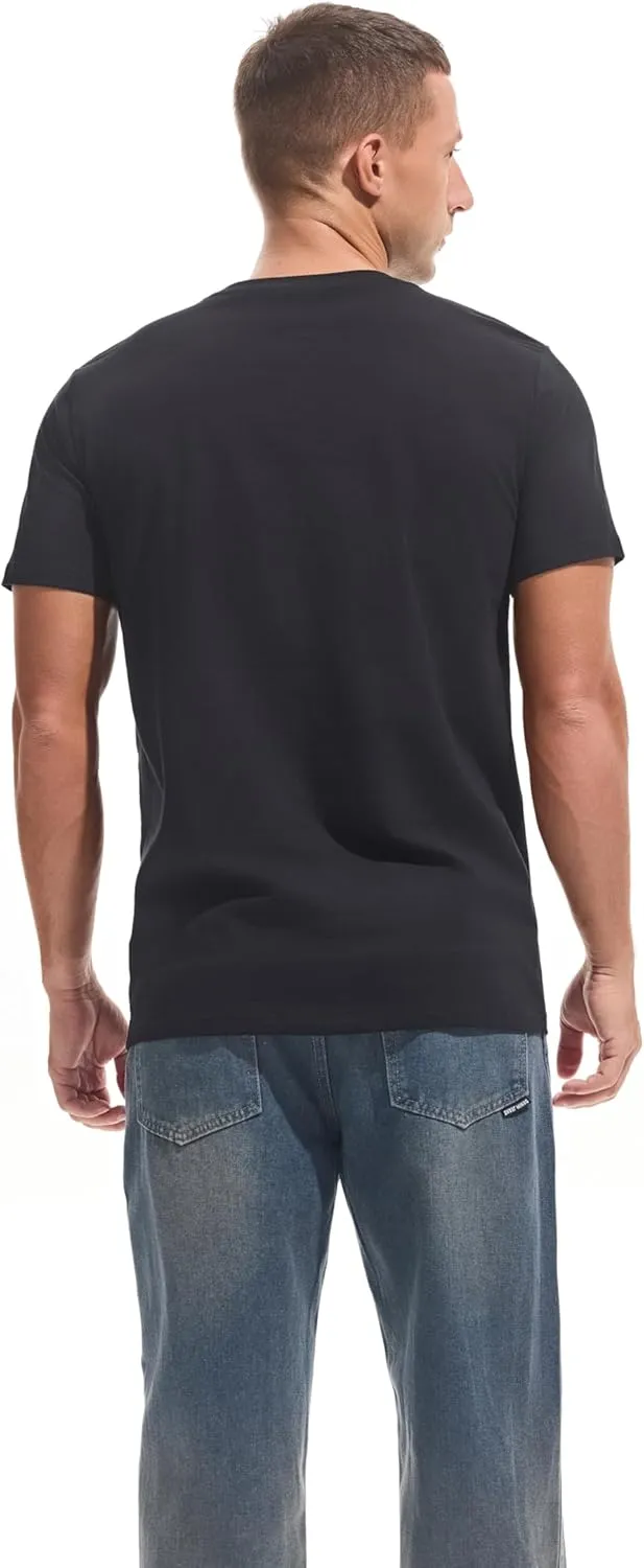 VEIISAR Mens T Shirt - Short Sleeve Crew Neck Soft Fitted Elastic Tees Fresh Classic Tshirts Color 20 