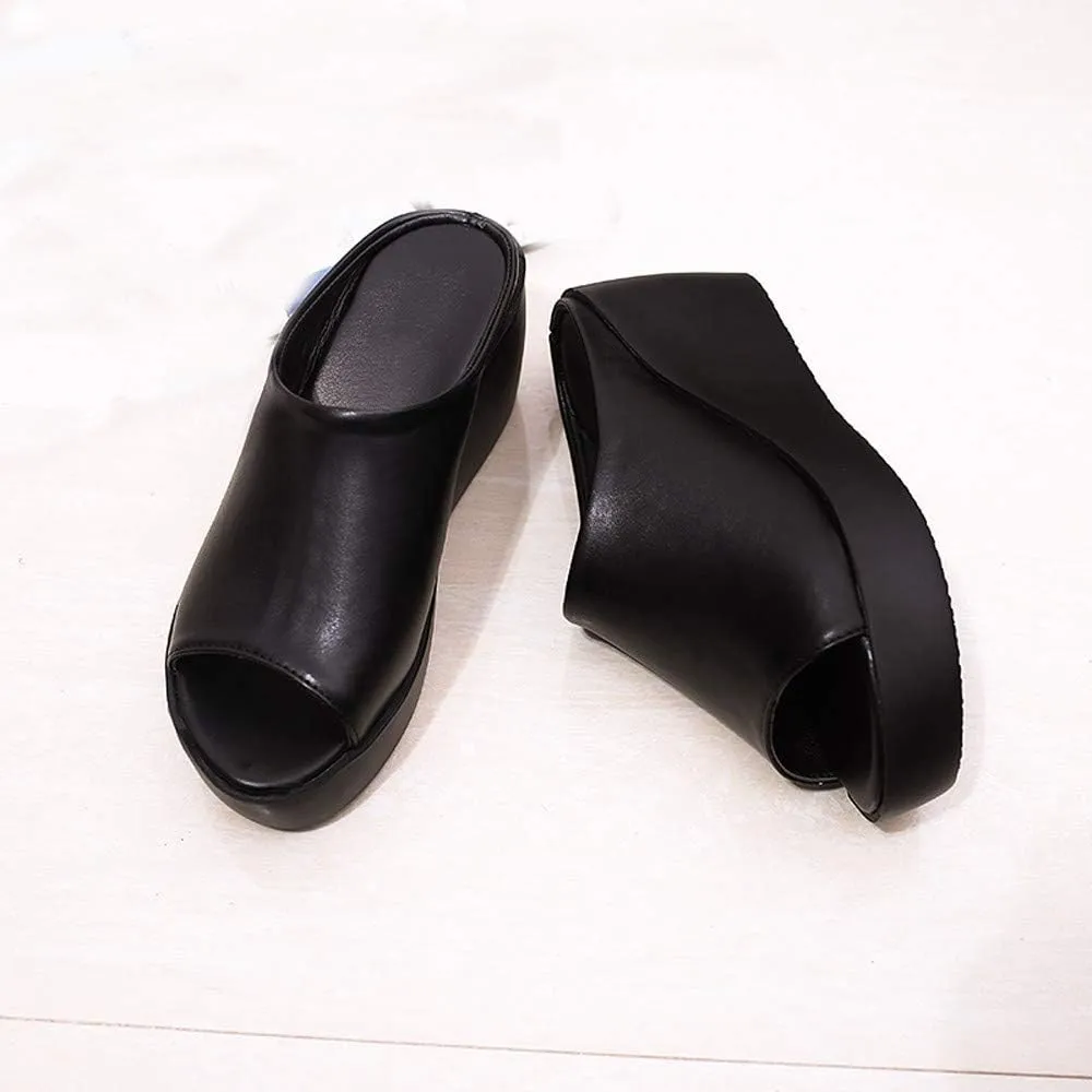 Walking Sandals Women Orthopedic Sneakers Platform Summer Sandals for Women Summer Women Slippers Leisure Bottom Fashion Thick Fish Mouth Women's Women Sandals Dress