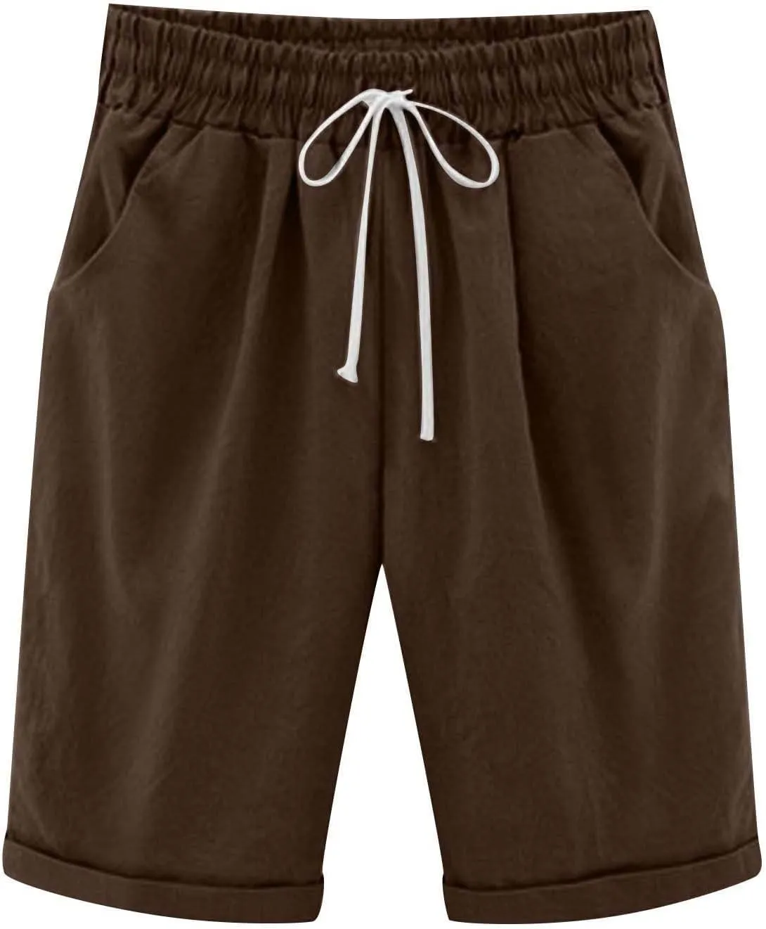 Women Wide Leg Linen Pants Summer Dressy High Waist Palazzo Pant Soft Pleated Front Trousers with Pocket