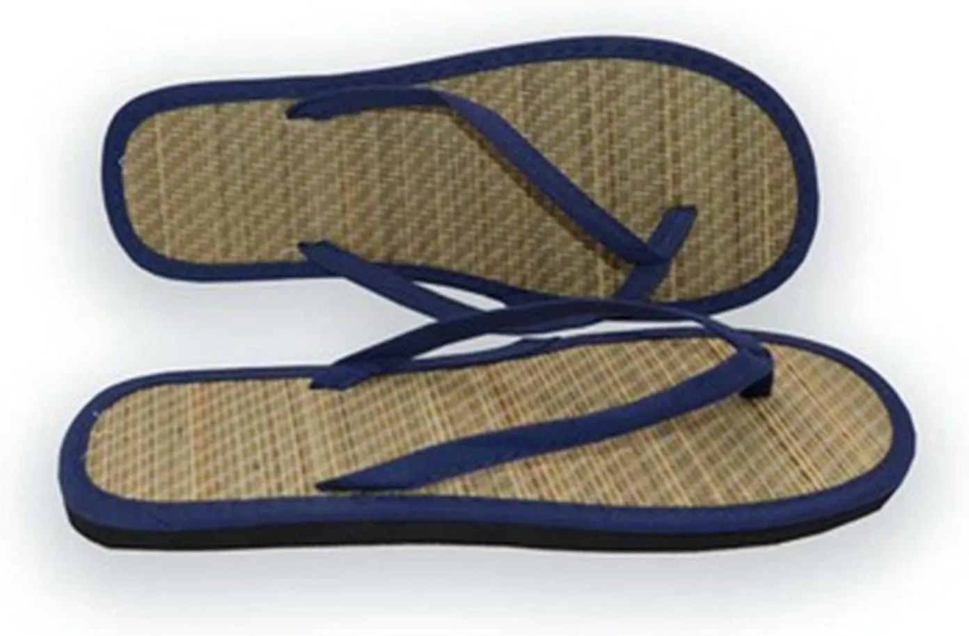 Womens' Flip-Flops Rattan Grass Home Fashion Non Slip Lightweight Indoor Summer Beach Sandals Woven Straw Slippers