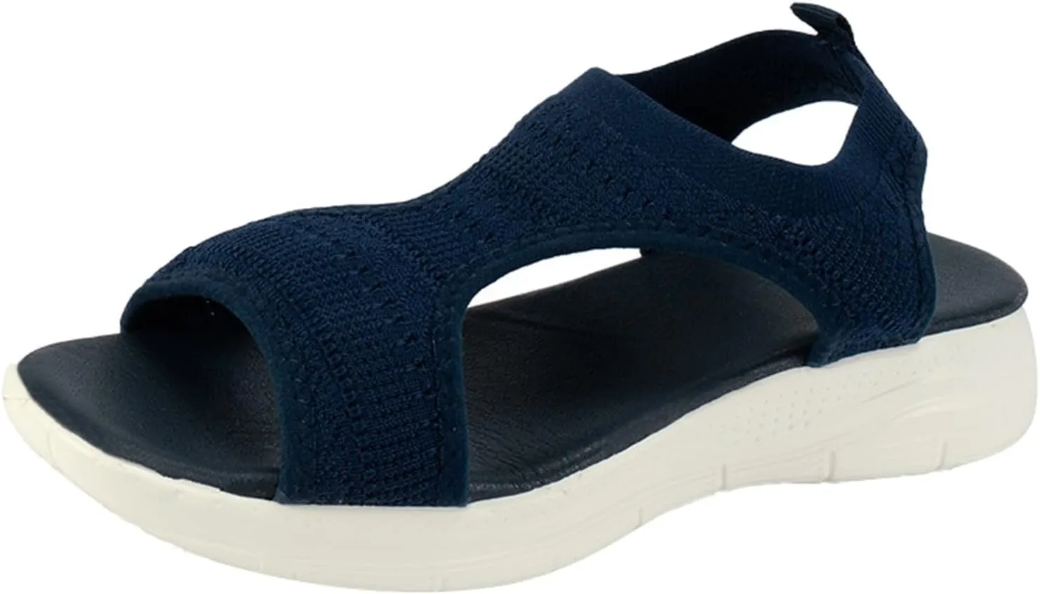 Women's Orthopedic Walking Sandals Dressy Woven Mat Sandals for Women Breathable Comfortable Shoes Arch Support Wide Fit Sport Sandals Athletic Hiking Outdoor Soft Sole Sandals