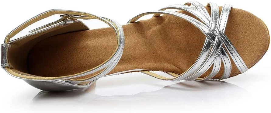 Women's Practice Ballroom Dancing Shoes Indoor Performance Latin Dance Sandals Ballroom Salsa Practice Dancing Shoes
