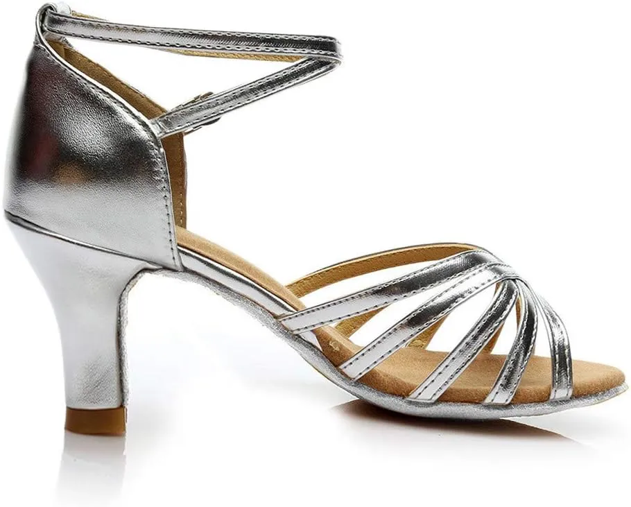 Women's Practice Ballroom Dancing Shoes Indoor Performance Latin Dance Sandals Ballroom Salsa Practice Dancing Shoes