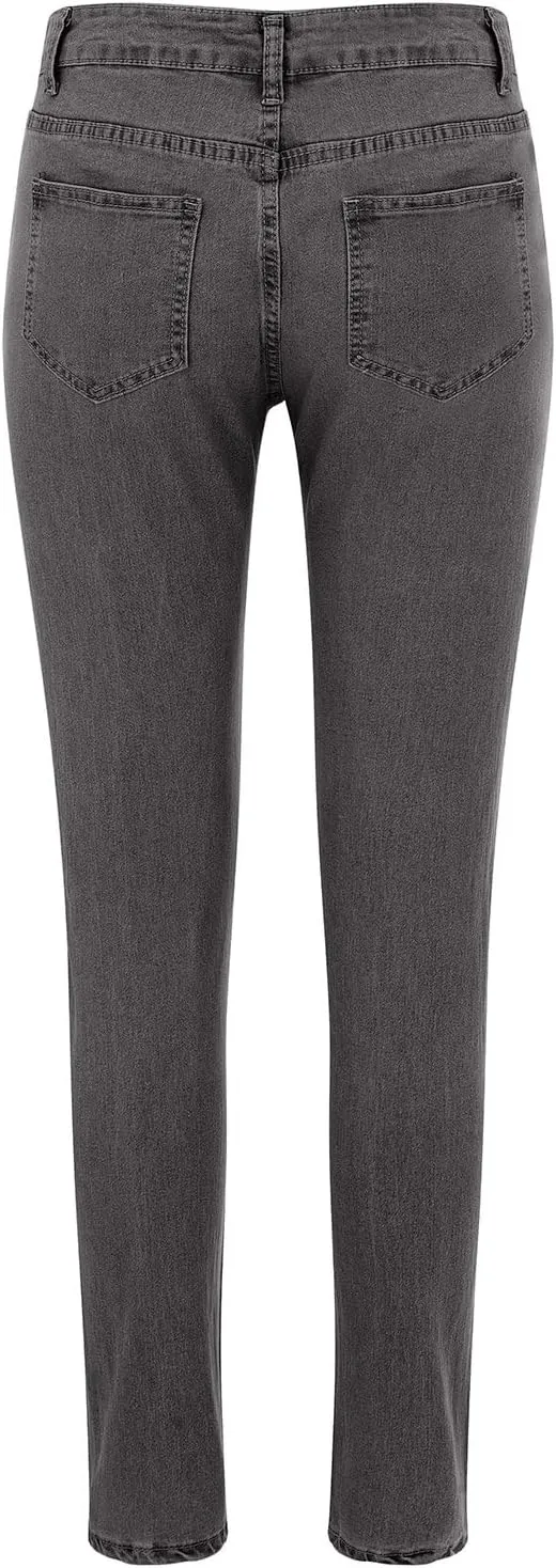 Women's Stretchy Skinny Jeans High Waisted Slim-Fit Butt Lifting Jeggings Sexy Comfy Plus Size Long Denim Pencil Pant