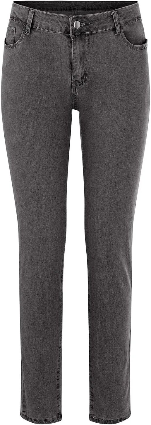 Women's Stretchy Skinny Jeans High Waisted Slim-Fit Butt Lifting Jeggings Sexy Comfy Plus Size Long Denim Pencil Pant