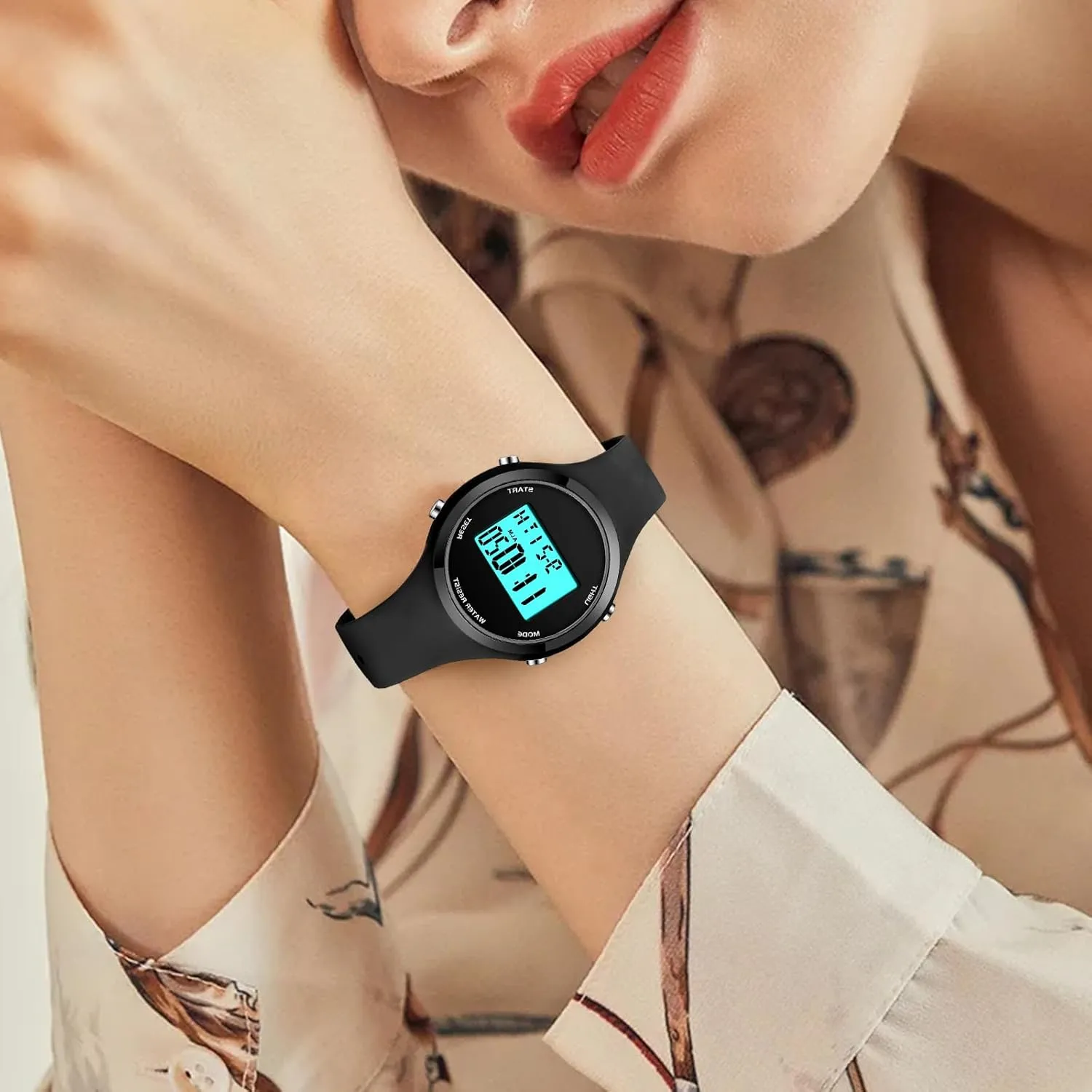 XCZAP Outdoor Sport Watches Alarm Clock 5Bar Waterproof LED Digital Watch