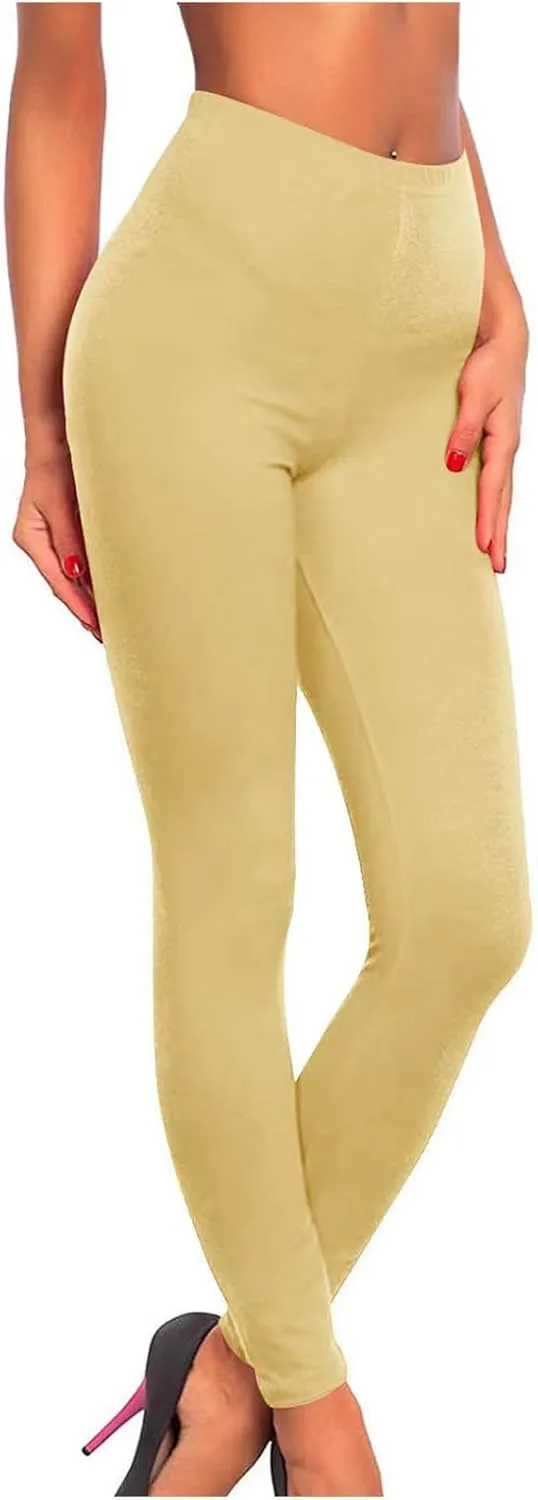 Yoga Pants for Women High Waisted Stretchy Quick Dry Athletic Leggings Tummy Control Skinny Pull On Workout Trousers
